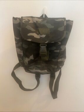PINK Victoria's Secret Olive Camo Mini Backpack
